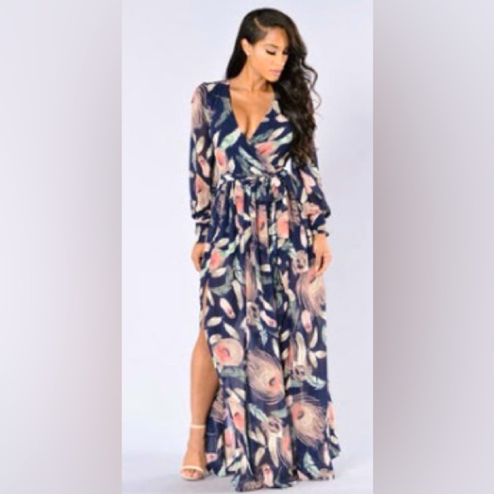 Plus Size Floral Dress